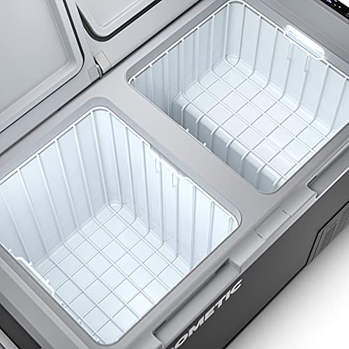 Kühlbox mit zwei verschiedenen Kühlzonen.